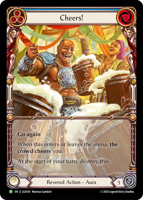 Cheers! Cold Foil Promo