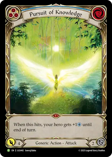 Pursuit of Knowledge Cold Foil Promo