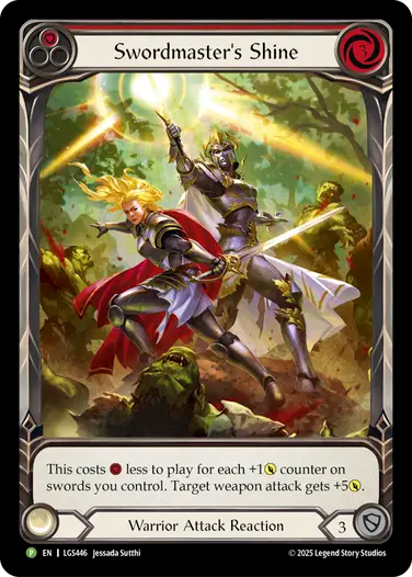 Swordmasters Shine (Extended Art Cold Foil Promo)