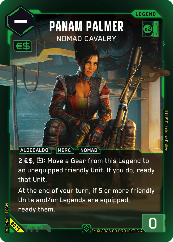 Panam Palmer - Nomad Cavalry Beta