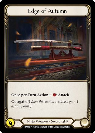 Edge of Autumn (IRA002) - Welcome Deck: Ira 1st Edition