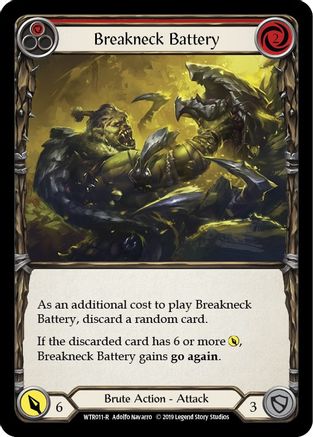 Breakneck Battery (Red) (WTR011) - Welcome to Rathe 1st Edition