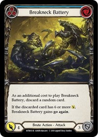 Breakneck Battery (Blue) Rainbow Foil Alpha