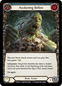 Awakening Bellow (Blue) Rainbow Foil Alpha