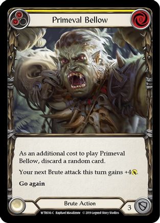 Primeval Bellow (Yellow) (WTR036) - Welcome to Rathe Unlimited Edition