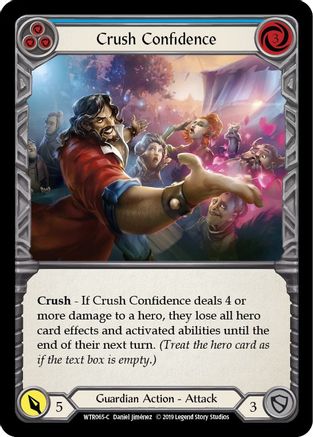 Crush Confidence (Blue) (WTR065) - Welcome to Rathe Unlimited Edition Rainbow Foil