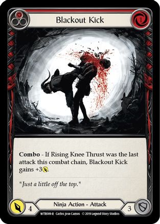 Blackout Kick (Red) (WTR089) - Welcome to Rathe 1st Edition