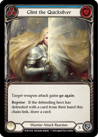 Glint the Quicksilver (WTR118) - Welcome to Rathe 1st Edition Rainbow Foil