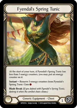 Fyendal's Spring Tunic (WTR150) - Welcome to Rathe 1st Edition Cold Foil