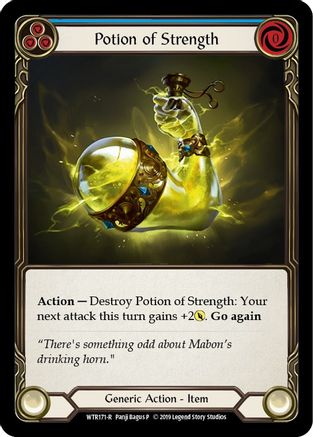 Potion of Strength (WTR171) - Welcome to Rathe Unlimited Edition Rainbow Foil