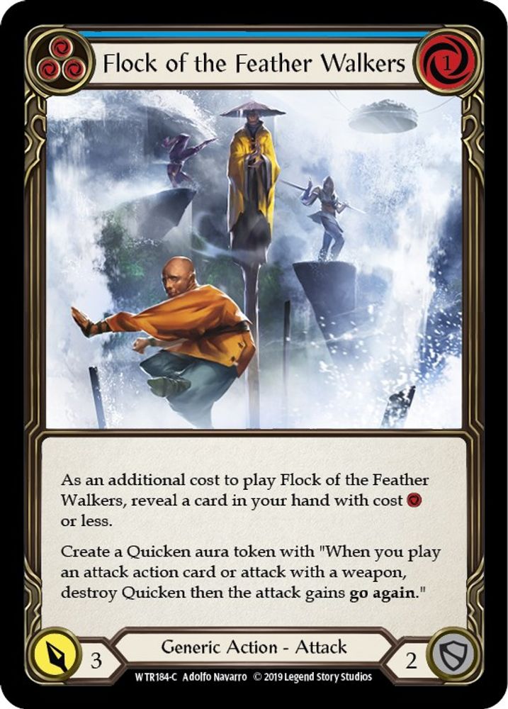Flock of the Feather Walkers (Blue) (WTR184) 1st Edition