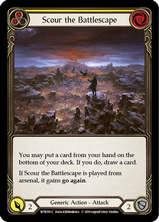 Scour the Battlescape (Yellow) (WTR195) - Welcome to Rathe Unlimited Edition