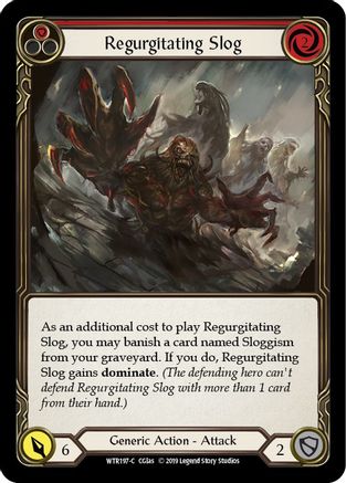 Regurgitating Slog (Red) (WTR197) - Welcome to Rathe Unlimited Edition Rainbow Foil
