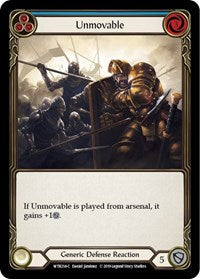 Unmovable (Blue) Rainbow Foil Unlim
