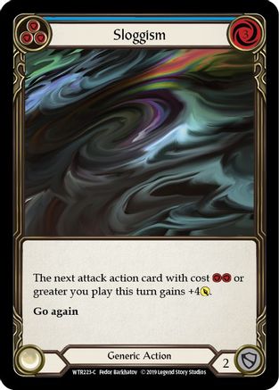 Sloggism (Blue) (WTR223) - Welcome to Rathe 1st Edition Rainbow Foil