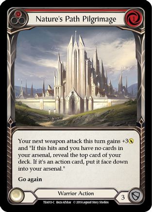 Nature's Path Pilgrimage (Red) (TEA013) - Hero Deck: Dorinthea 1st Edition
