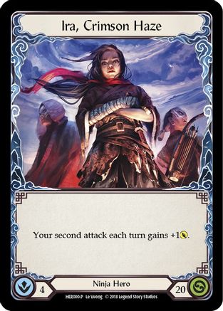 Ira, Crimson Haze - HER000 (HER000) - Flesh and Blood: Promo Cards 1st Edition Cold Foil