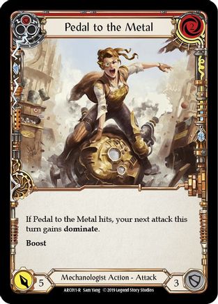 Pedal to the Metal (Red) (ARC011) - Arcane Rising Unlimited Edition