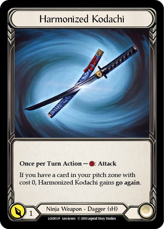 Harmonized Kodachi Cold Foil Promo