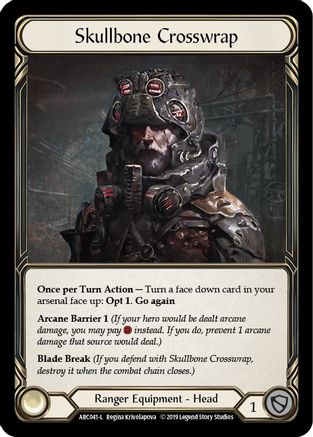 Skullbone Crosswrap (ARC041) - Arcane Rising Unlimited Edition Rainbow Foil