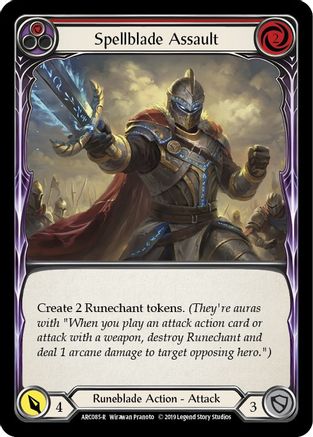 Spellblade Assault (Red) (ARC085) - Arcane Rising 1st Edition