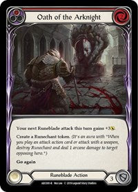 Oath of the Arknight (Red) Rainbow Foil 1st Ed