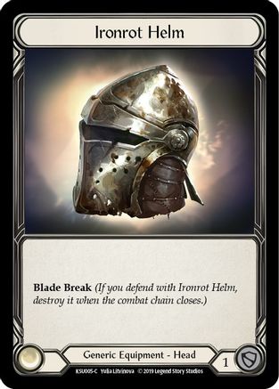 Ironrot Helm (KSU005) - Hero Deck: Katsu 1st Edition