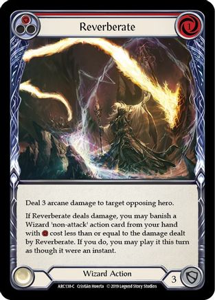 Reverberate (Red) (ARC138) - Arcane Rising 1st Edition