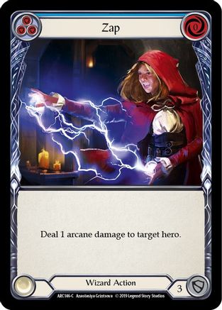 Zap (Blue) (ARC146) - Arcane Rising Unlimited Edition Rainbow Foil