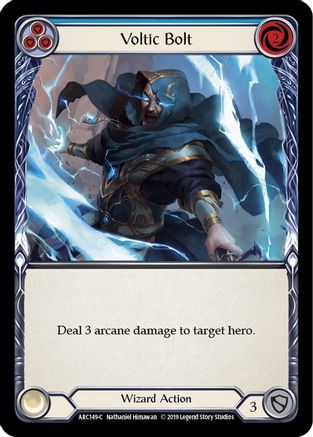 Voltic Bolt (Blue) (ARC149) - Arcane Rising Unlimited Edition