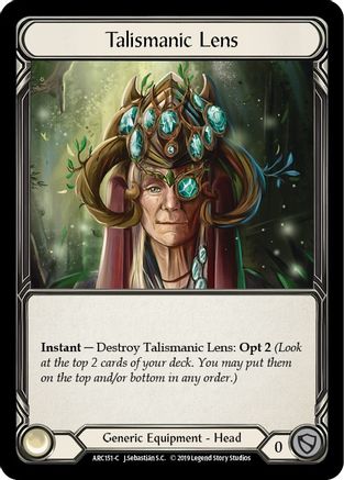 Talismanic Lens (ARC151) - Arcane Rising Unlimited Edition