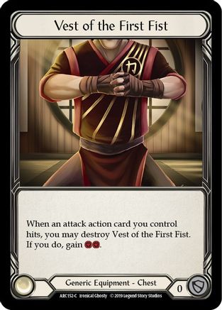 Vest of the First Fist (ARC152) - Arcane Rising 1st Edition