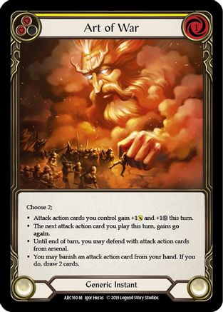 Art of War (ARC160) - Arcane Rising 1st Edition