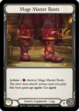 Mage Master Boots (ARC154) - Arcane Rising 1st Edition