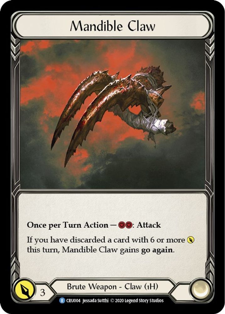 Mandible Claw (CRU004) Unlimited Edition Rainbow Foil