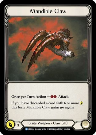 Mandible Claw (CRU004) - Crucible of War 1st Edition Cold Foil