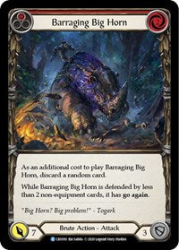 Barraging Big Horn (Red) Rainbow Foil 1st Ed