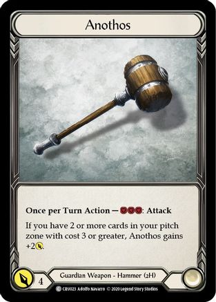 Anothos (CRU023) - Crucible of War Unlimited Edition Rainbow Foil