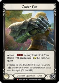 Crater Fist Cold Foil 1st Ed