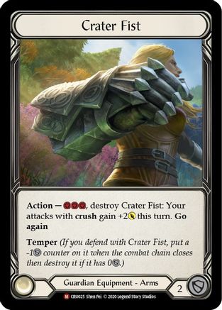 Crater Fist (CRU025) - Crucible of War 1st Edition