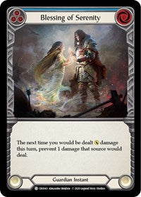 Blessing of Serenity (Blue) Rainbow Foil Unlim