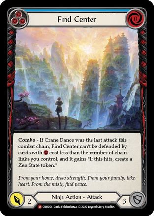 Find Center (CRU054) - Crucible of War 1st Edition