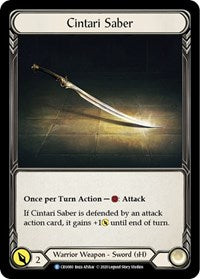 Cintari Saber (Reverse) Cold Foil 1st Ed