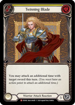 Twinning Blade (CRU082) - Crucible of War Unlimited Edition