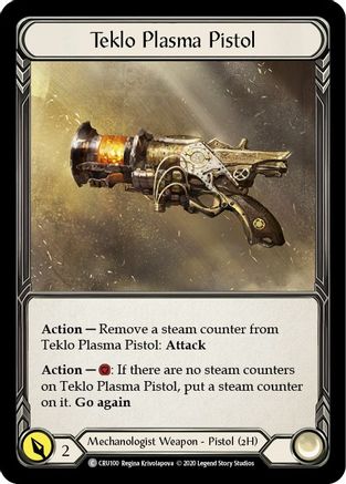 Teklo Plasma Pistol (CRU100) - Crucible of War 1st Edition