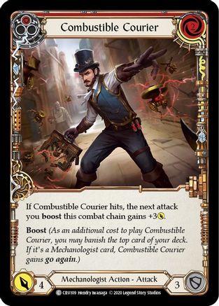Combustible Courier (Red) (CRU109) - Crucible of War 1st Edition