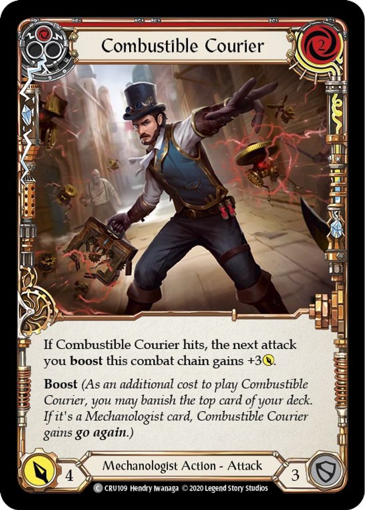 Combustible Courier (Red) (CRU109) Unlimited Edition