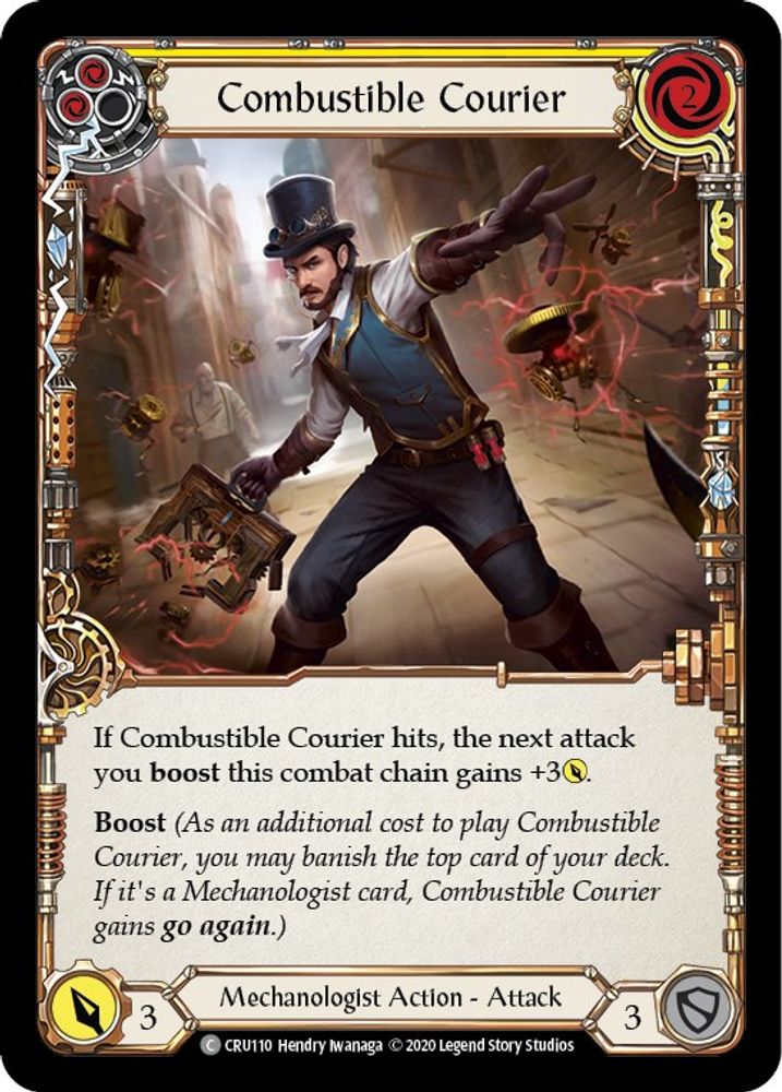 Combustible Courier (Yellow) (CRU110) 1st Edition