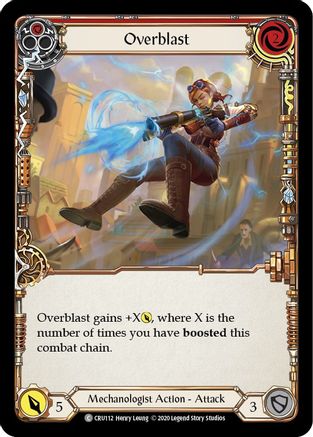 Overblast (Red) (CRU112) - Crucible of War 1st Edition