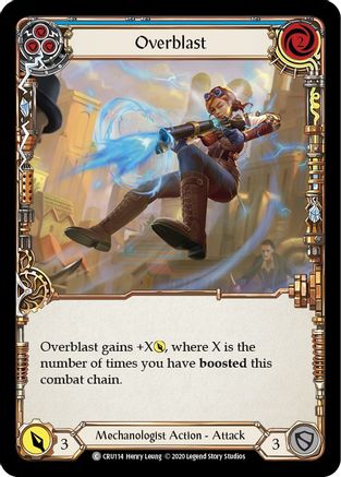 Overblast (Blue) (CRU114) - Crucible of War 1st Edition